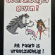 FR8MAN Humoristische Stalborden NL Stalbenodigdheden - Maddelin Equestrian FR8MAN