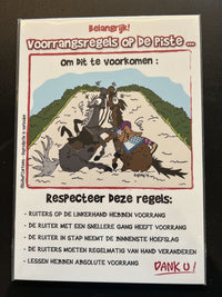 FR8MAN Humoristische Stalborden NL Stalbenodigdheden - Maddelin Equestrian FR8MAN