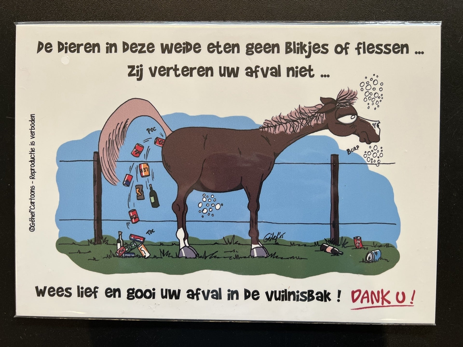 FR8MAN Humoristische Stalborden NL Stalbenodigdheden - Maddelin Equestrian FR8MAN
