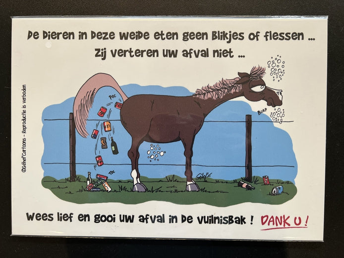 FR8MAN Humoristische Stalborden NL Stalbenodigdheden - Maddelin Equestrian FR8MAN