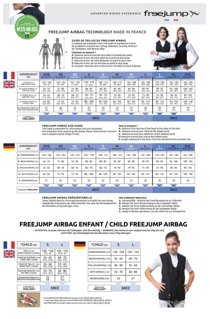 Freejump Airbagvest Kids Airbags & Bodyprotectors - Maddelin Equestrian Freejump