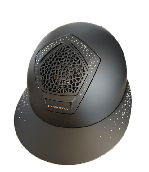 Freejump Voronoi Black Matt Crystals by preciosa Diverse - Maddelin Equestrian Freejump