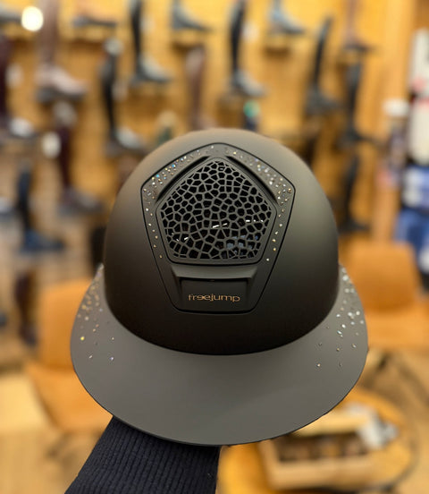 Freejump Voronoi Black Matt Crystals by preciosa Diverse - Maddelin Equestrian Freejump