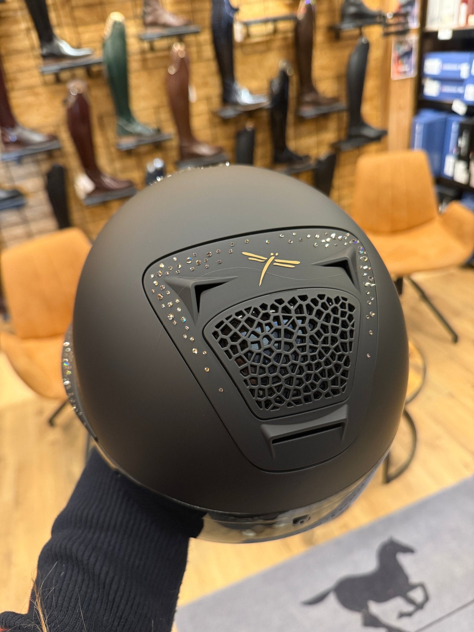 Freejump Voronoi Black Matt Crystals by preciosa Diverse - Maddelin Equestrian Freejump