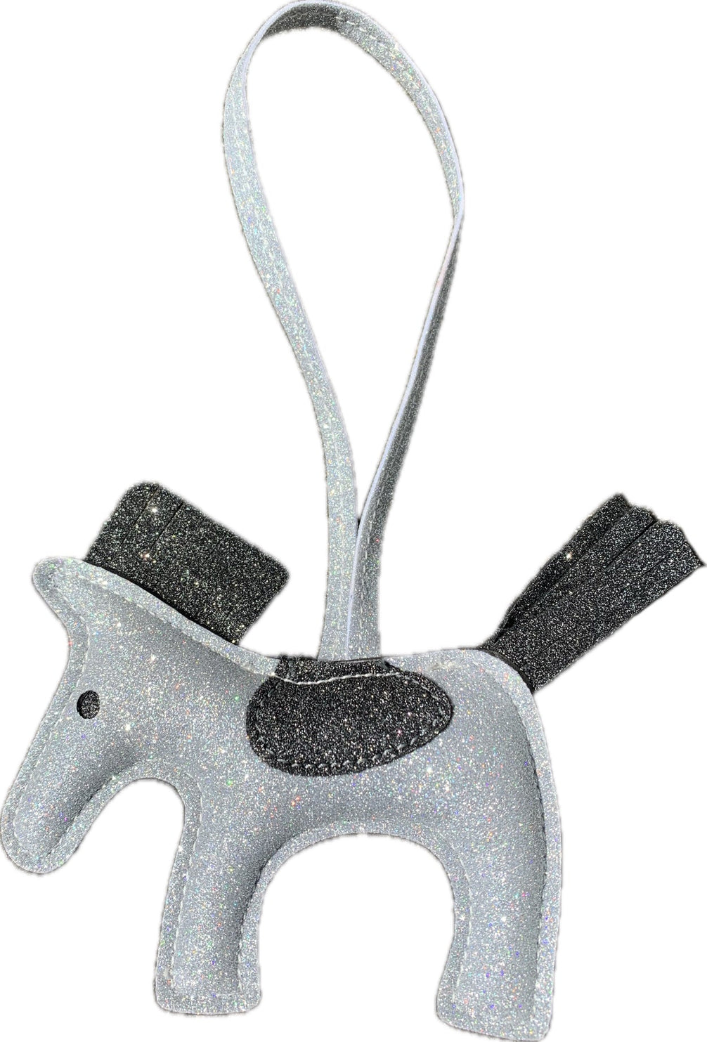 Glitter Sleutelhanger & Tas accessoire met Paard Geschenken - Maddelin Equestrian
