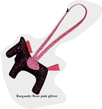 Glitter Sleutelhanger & Tas accessoire met Paard Geschenken - Maddelin Equestrian