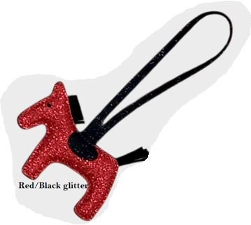 Glitter Sleutelhanger & Tas accessoire met Paard Geschenken - Maddelin Equestrian