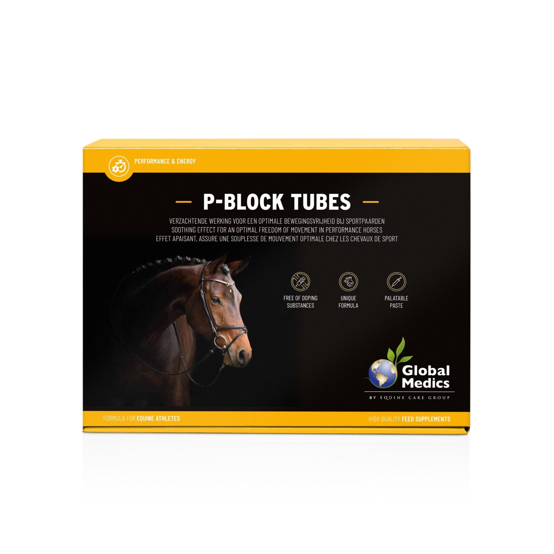 Global Medics P - Block 6x60GR Spuiten Voedingssupplementen - Maddelin Equestrian Global Medics