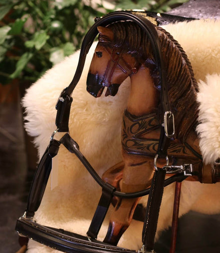 HB Showtime halster Glitty Lederen - Maddelin Equestrian HB