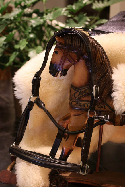 HB Showtime halster Glitty Lederen - Maddelin Equestrian HB