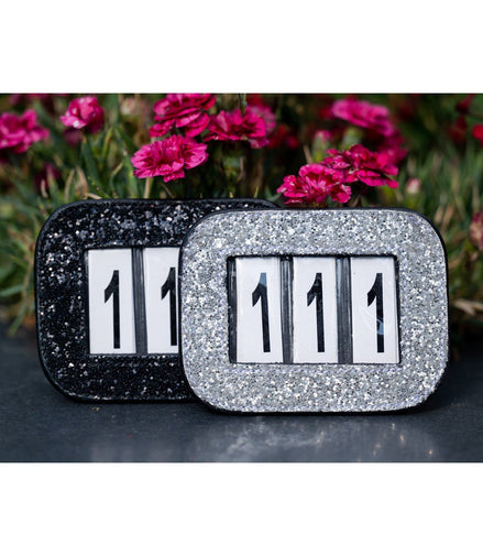 HB Showtime startnummer Glitter Wedstrijdnummers - Maddelin Equestrian HB