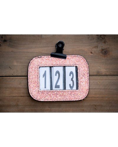 HB Showtime Startnummers Glitter Wedstrijdnummers - Maddelin Equestrian HB