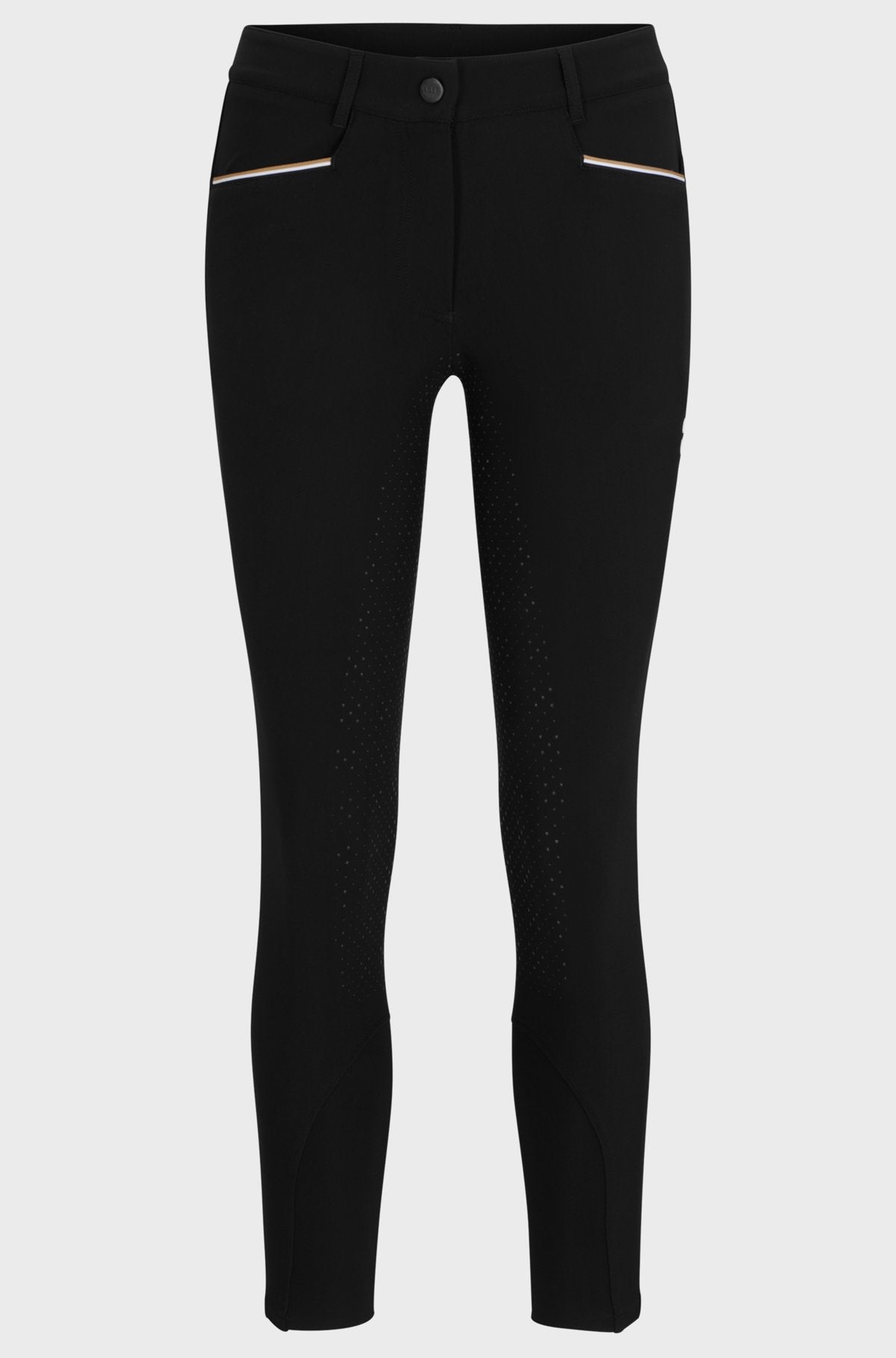 Pantalon d'équitation Boss pour femme, adhérence maximale, couleur chinée.