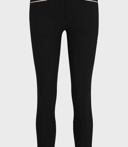 Pantalon d'équitation Boss pour femme, adhérence maximale, couleur chinée.