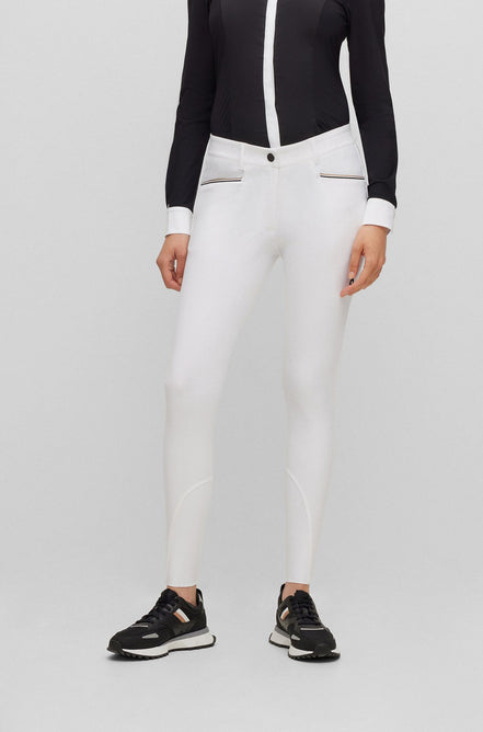Pantalon d'équitation Boss pour femme, adhérence maximale, couleur chinée.