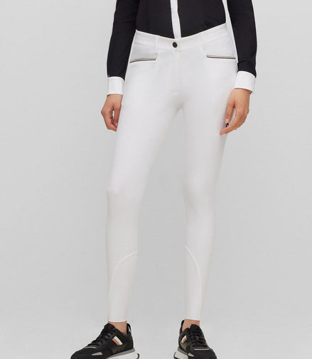 Pantalon d'équitation Boss pour femme, adhérence maximale, couleur chinée.