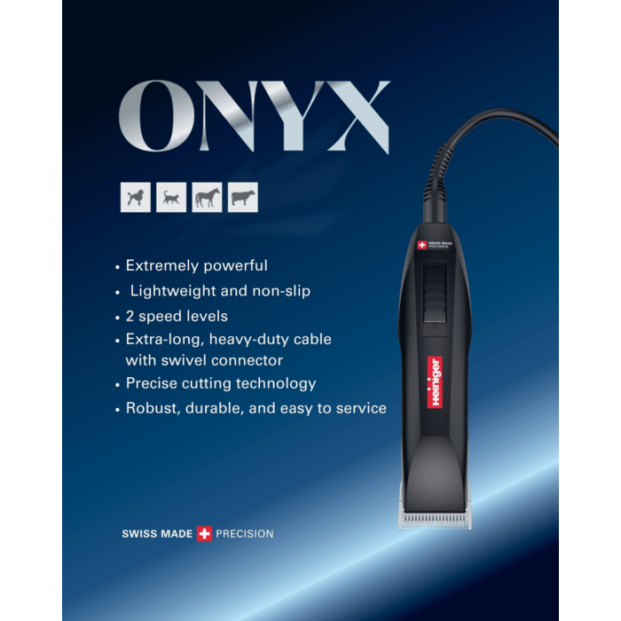 Heiniger Tondeuse Onyx Scheermachines - Maddelin Equestrian Heiniger