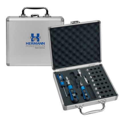 Hermann Stollentechnik Schroevenset 3/8 Vijzen & toebehoren - Maddelin Equestrian Hermann Stollentechnik