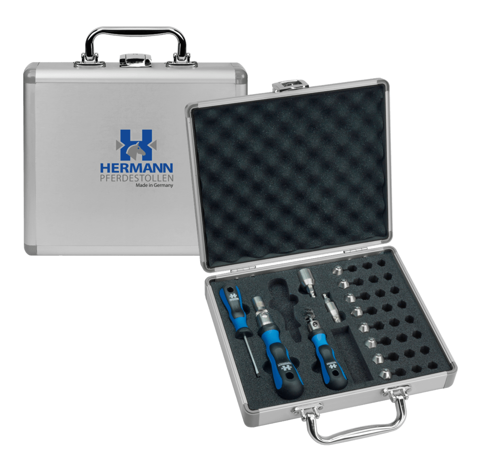 Hermann Stollentechnik Schroevenset 3/8 Vijzen & toebehoren - Maddelin Equestrian Hermann Stollentechnik