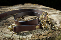 HFI Leather Lead Touwen - Maddelin Equestrian HFI