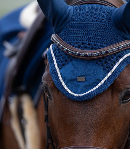 HFI Padded Wave Browband + Strass Frontriemen - Maddelin Equestrian HFI