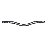 HFI Padded Wave Browband + Strass Frontriemen - Maddelin Equestrian HFI