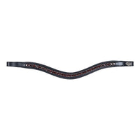 HFI Padded Wave Browband + Strass Frontriemen - Maddelin Equestrian HFI