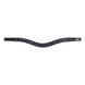 HFI Padded Wave Browband + Strass Frontriemen - Maddelin Equestrian HFI