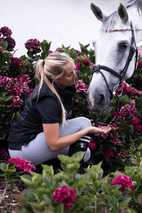 HFI Straight Browband + Strass Frontriemen - Maddelin Equestrian HFI