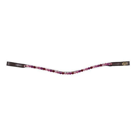 HFI Straight Browband + Strass Frontriemen - Maddelin Equestrian HFI