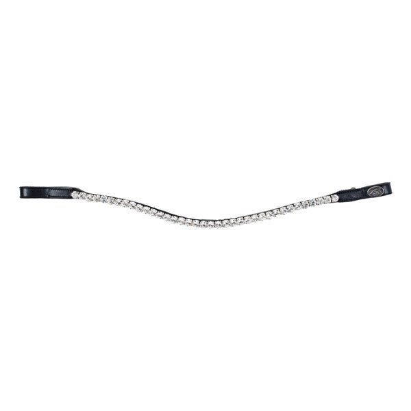 HFI Straight Browband + Strass Frontriemen - Maddelin Equestrian HFI