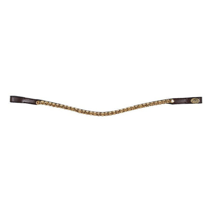 HFI Straight Browband + Strass Frontriemen - Maddelin Equestrian HFI