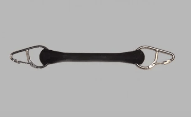 HFI Technic Rubber stalketting met haak Touwen - Maddelin Equestrian HFI