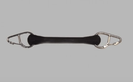 HFI Technic Rubber stalketting met haak Touwen - Maddelin Equestrian HFI