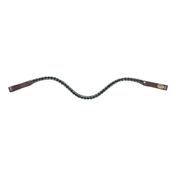 HFI V - Shape Browband + Strass Frontriemen - Maddelin Equestrian HFI