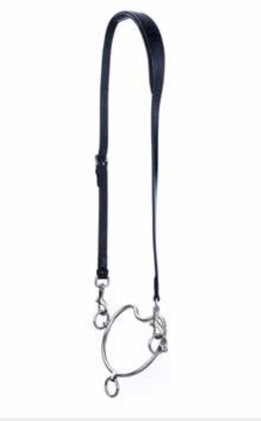 EQUI LOOK Kopriem voor hengstenbit Bruin - Full