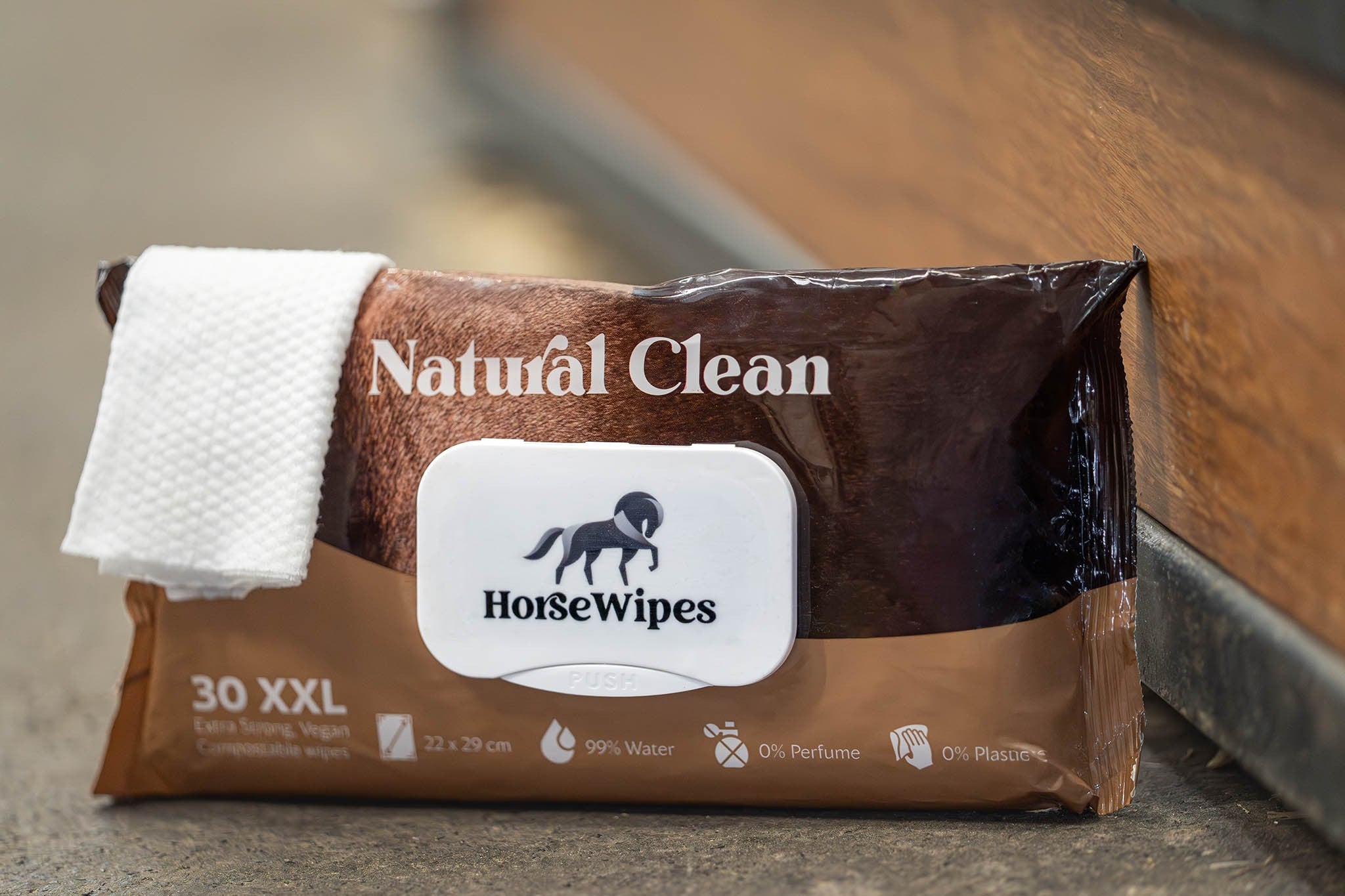 Horse Wipes Natural Clean 30 XXL wipes Verzorgingsproducten - Maddelin Equestrian HB