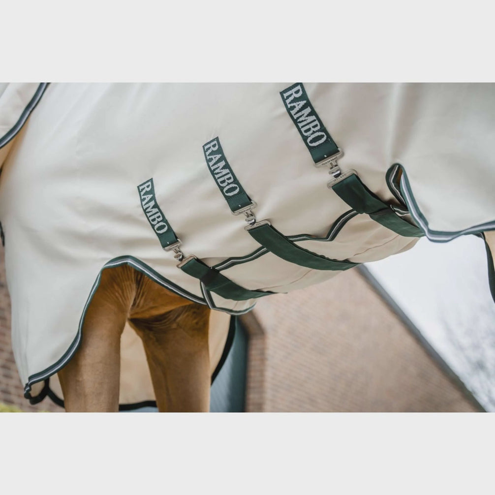 Horseware Rambo Hoody Chalk Vliegendekens - Maddelin Equestrian HorseWare