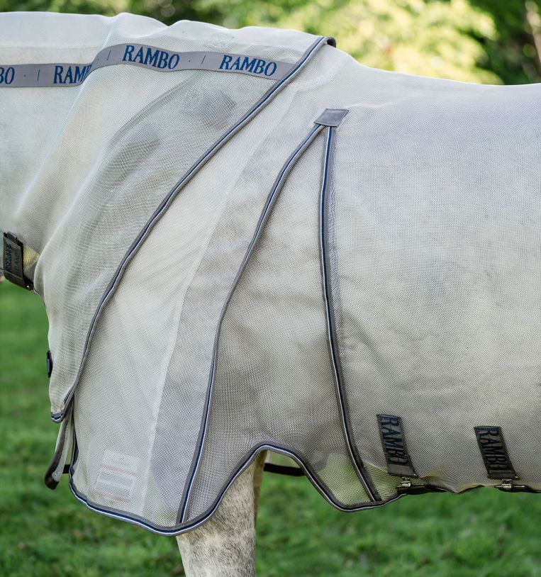 Horseware Rambo Optimo Protector Plus Vliegendeken Vliegendekens - Maddelin Equestrian HorseWare