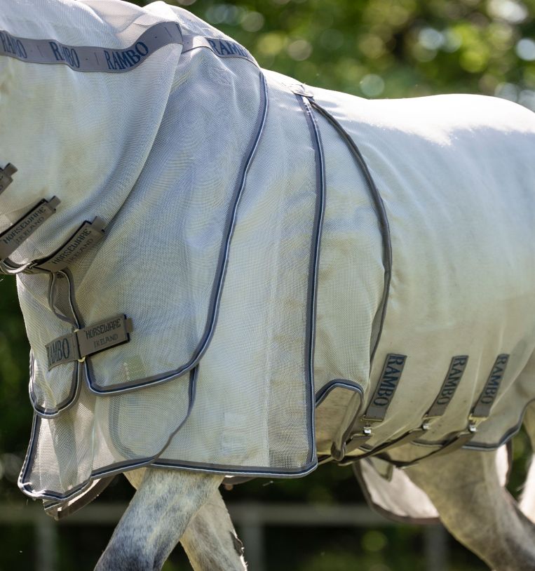 Horseware Rambo Optimo Protector Plus Vliegendeken Vliegendekens - Maddelin Equestrian HorseWare