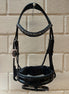 JUDI Trens Crystal Fabric Black Traverso Metallic Silver Jet Hematite Patent Full