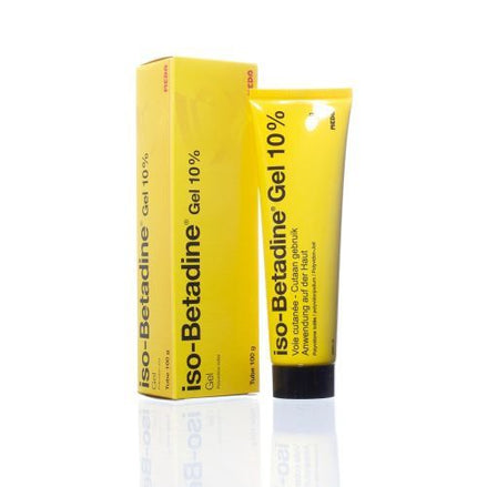 Iso - Betadine Gel 10% 100g Verzorgingsproducten - Maddelin Equestrian Mylan