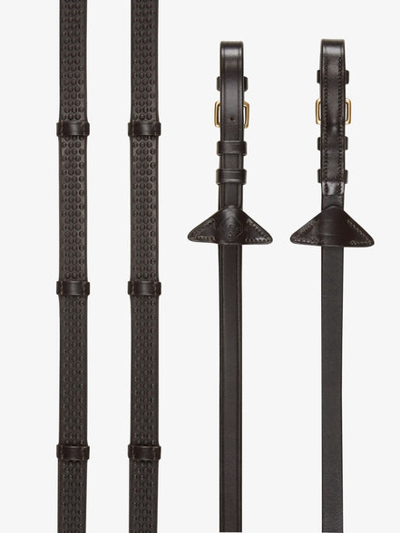 LeMieux Soft Rubber Teugels met Stoppers