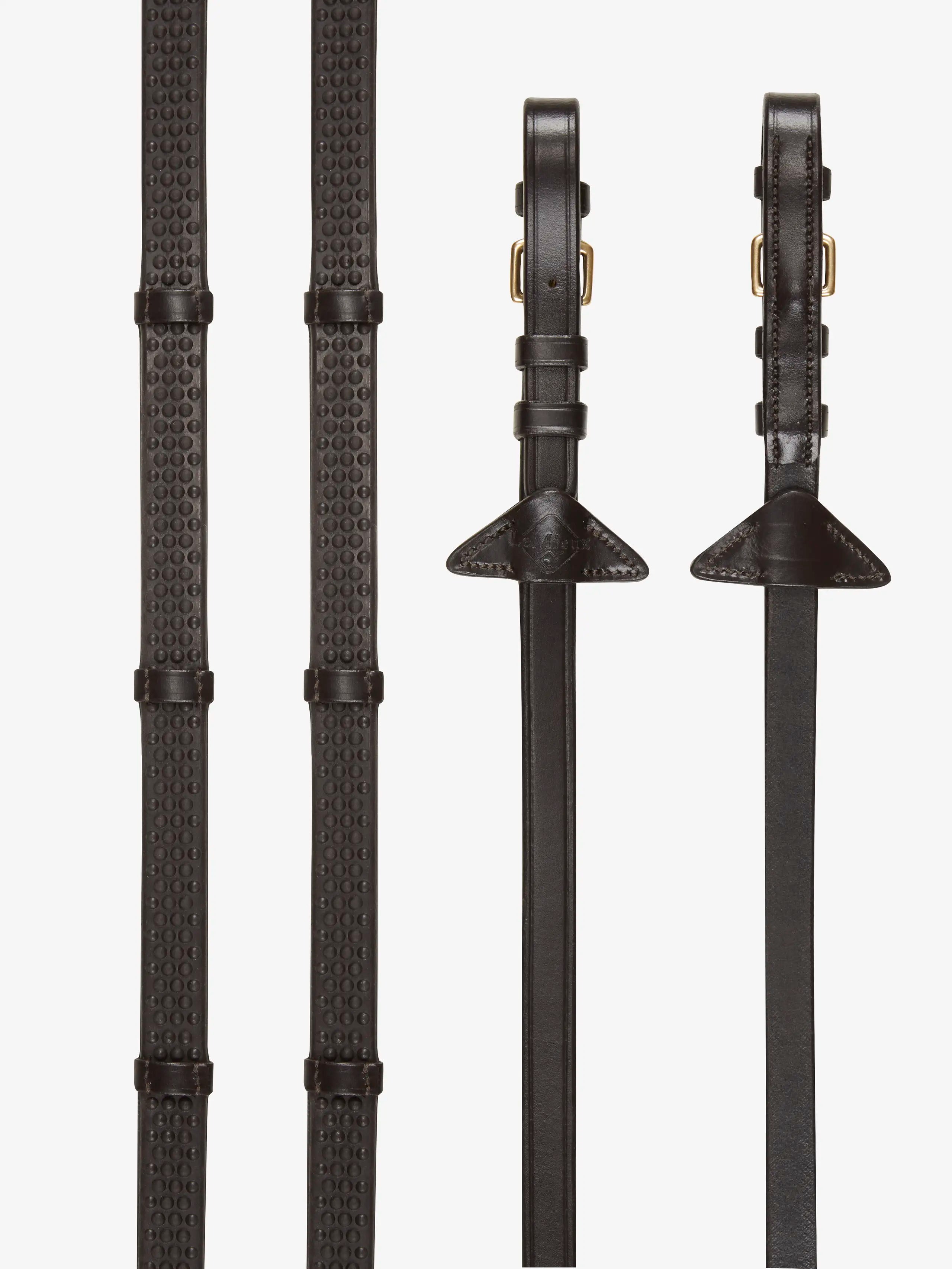 LeMieux Soft Rubber Teugels met Stoppers