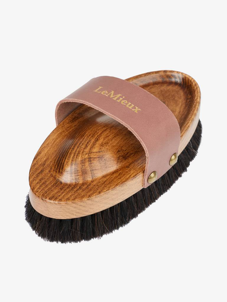 LeMieux Artisan Lamswol Body Borstel Brown