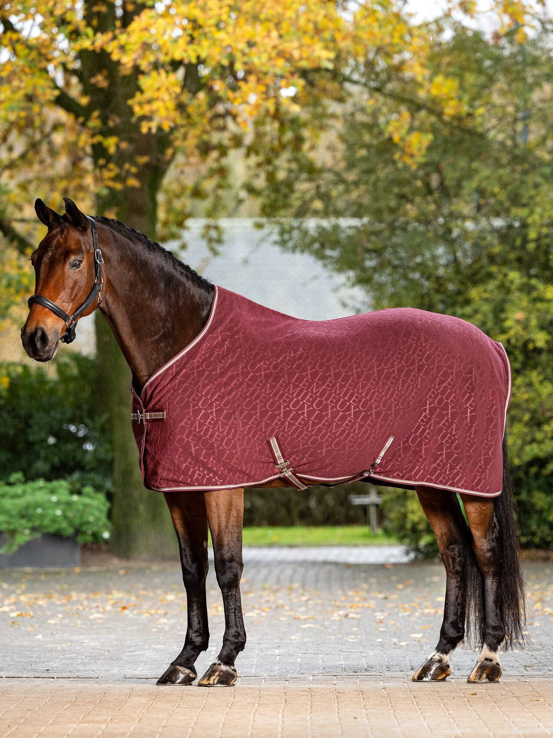 LeMieux Arika Monogram Fleece Paardendeken