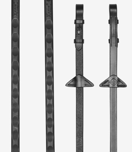 Rênes en caoutchouc LeMieux Magna Grip 