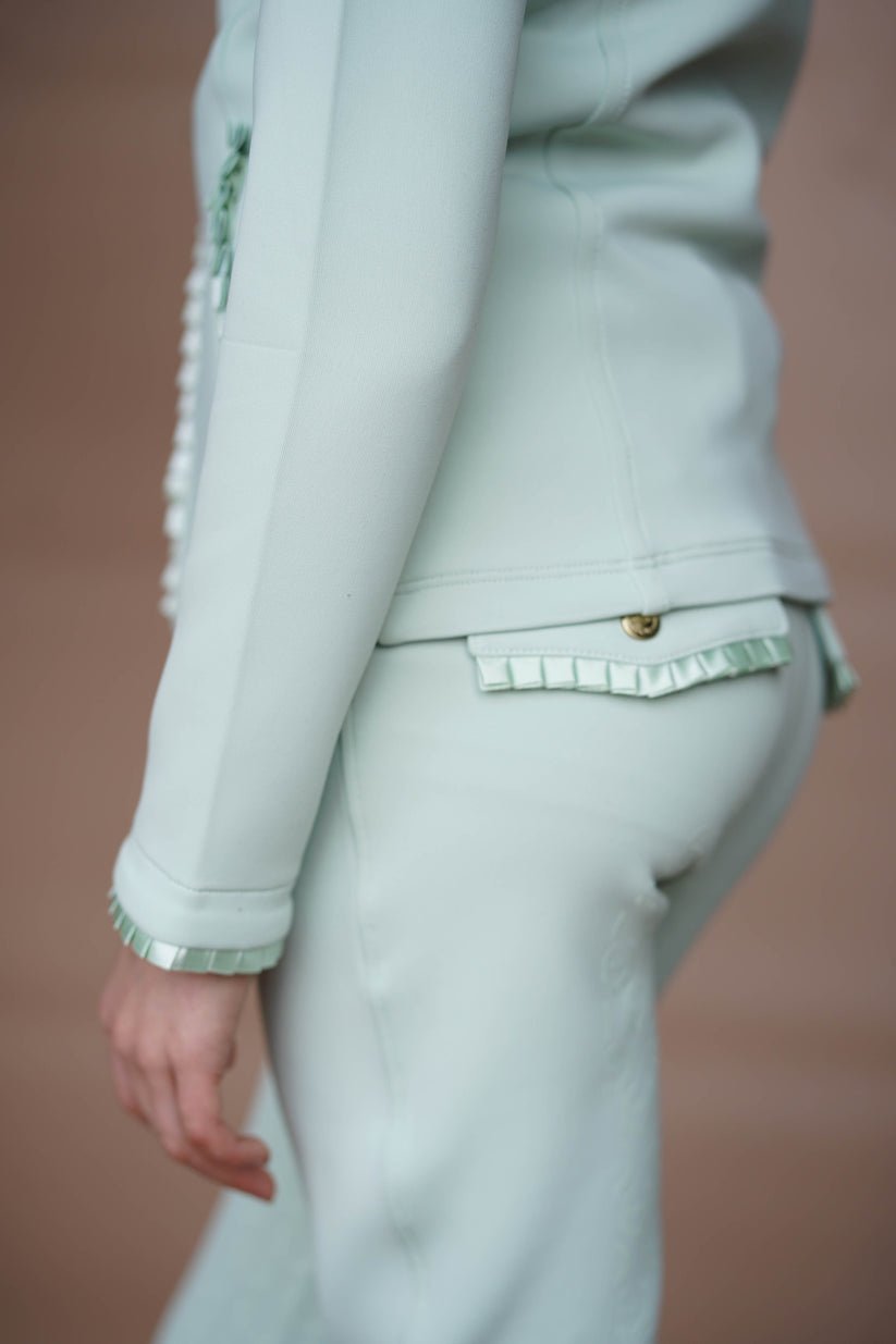 Joline Kids Rijbroek Light Green Kids - Maddelin Equestrian Joline