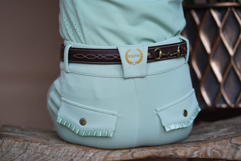 Joline Kids Rijbroek Light Green Kids - Maddelin Equestrian Joline