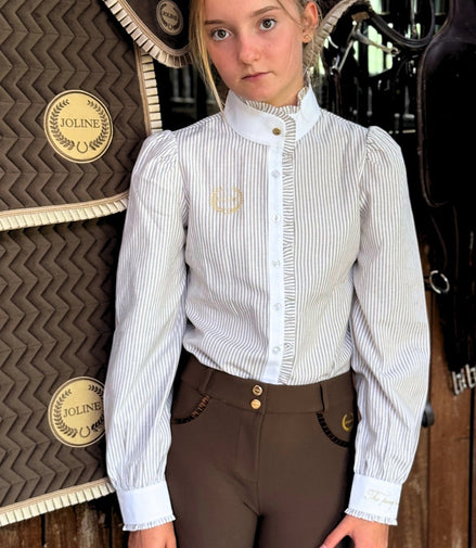 Joline Rijbroek Chocolate Brown Kids - Maddelin Equestrian Joline